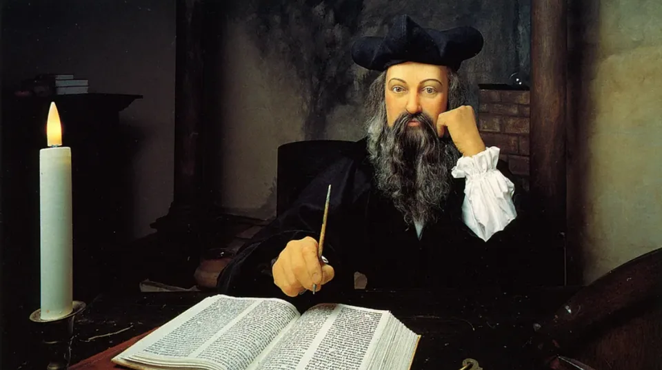 Nostradamus, mint „párisi bolond asztrológ” a Pécsi Figyelőben, 1884-ben