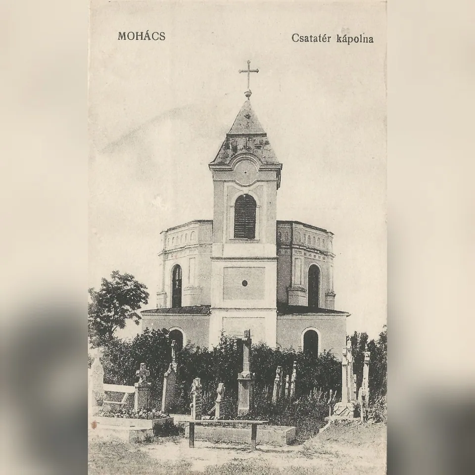 A mohácsi Csatatéri emékkápolna 1926 körül
