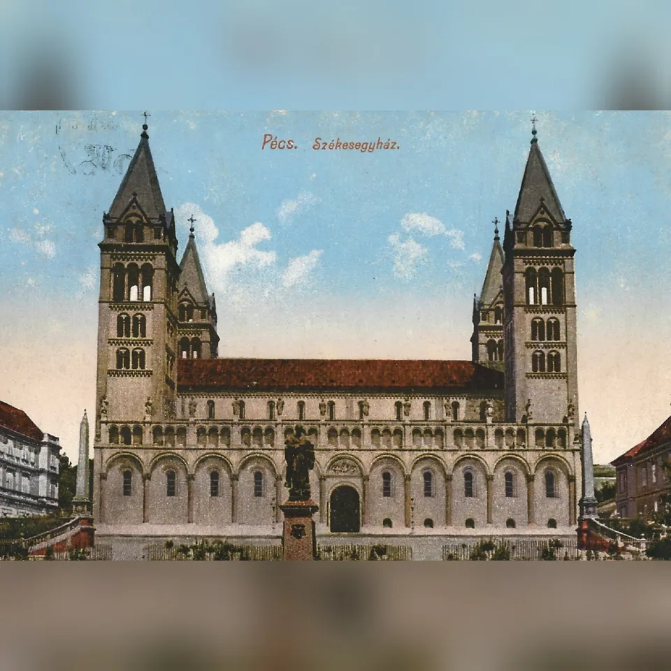 A pécsi székesegyház 1911 körül