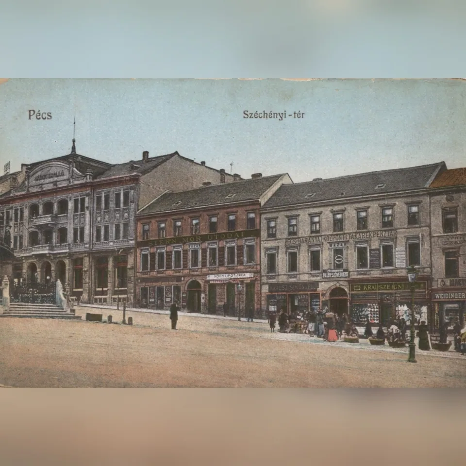 A pécsi Széchenyi tér az első világháború előtti időszakban