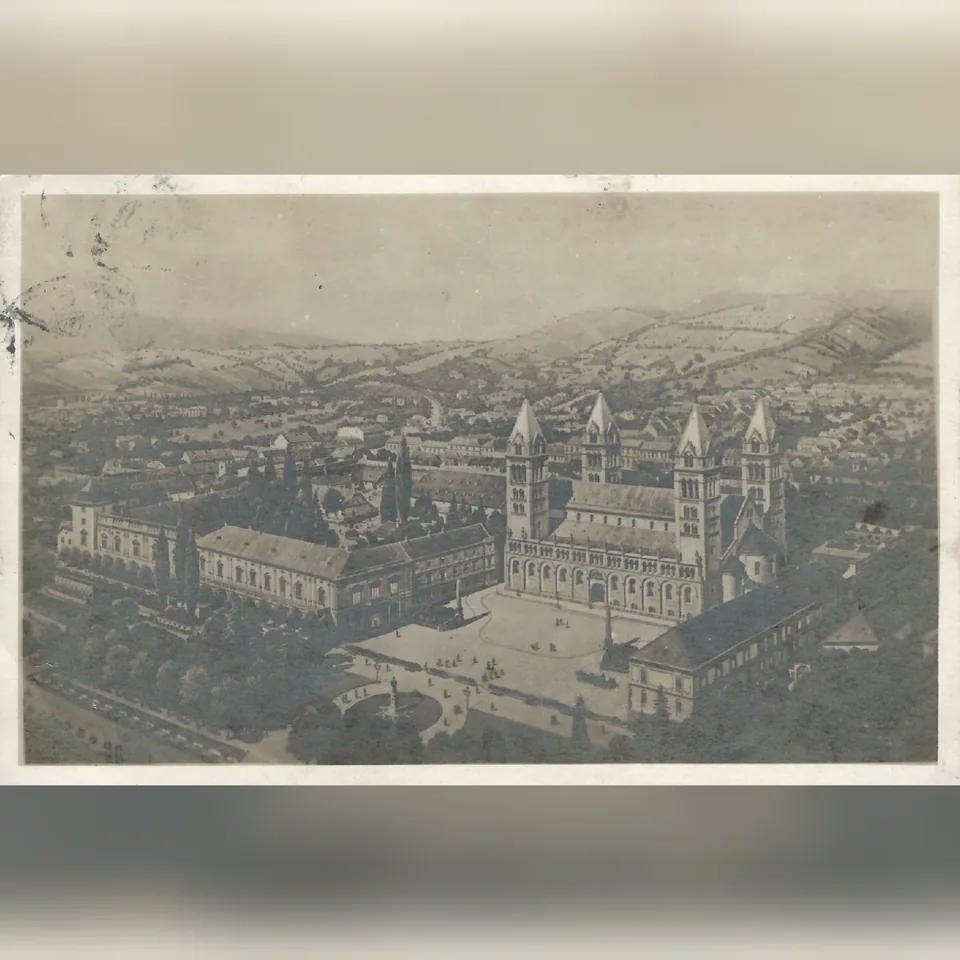 A pécsi székesegyház 1914 körül