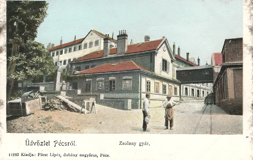 A pécsi Zsolnay-gyár az első világháború előtti időszakban